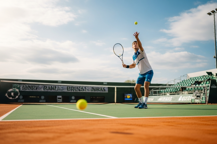 Dlaczego w tenisie serwuje się dwa razy?