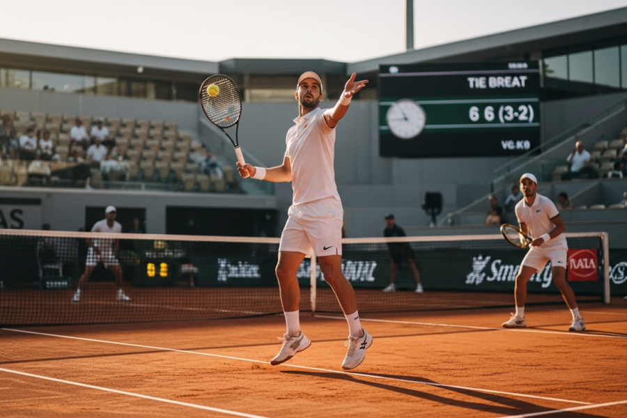 Kolejność serwowania w tie-breaku w tenisie ziemnym