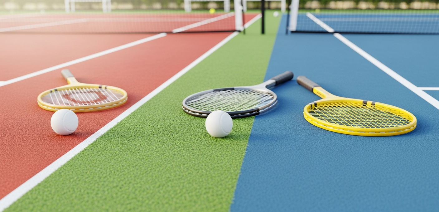Rodzaje nawierzchni kortów tenisowych - czym różni się gra na mączce, trawie i korcie twardym?