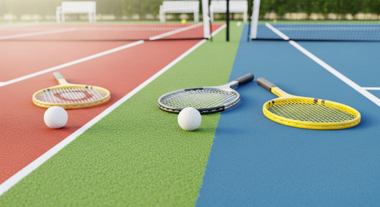 Rodzaje nawierzchni kortów tenisowych - czym różni się gra na mączce, trawie i korcie twardym?