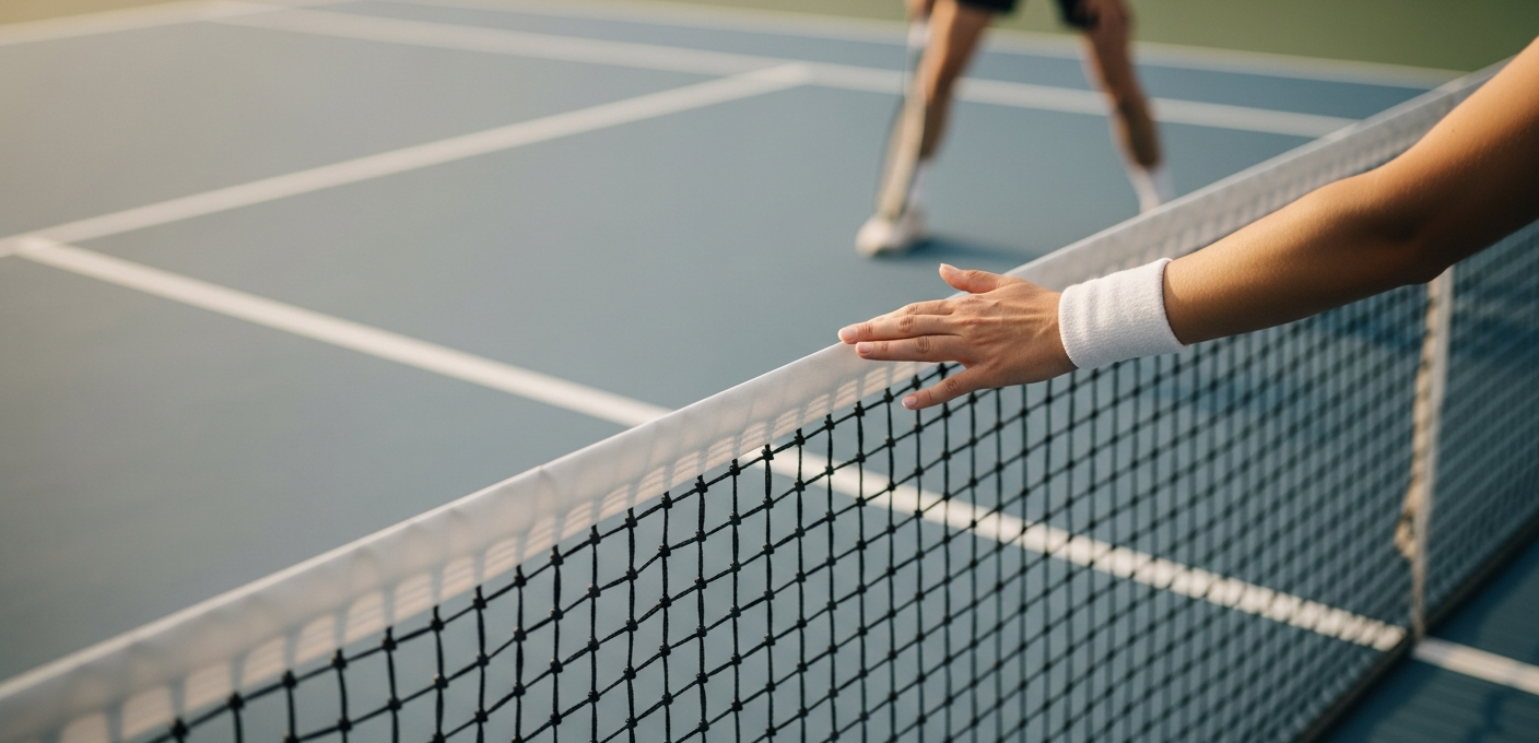 Czy w tenisie można dotykać siatki?