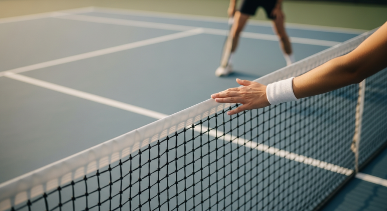 Czy w tenisie można dotykać siatki?