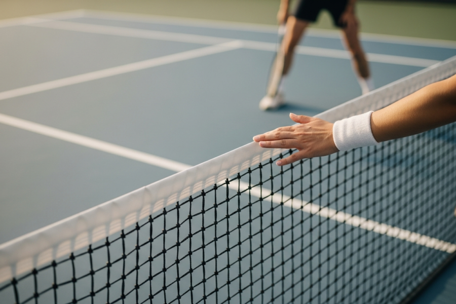 Czy w tenisie można dotykać siatki?
