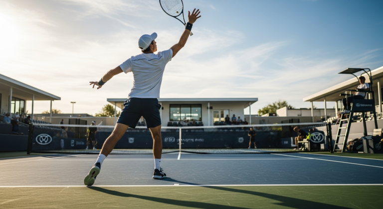 Zasady serwowania w tenisie - pozycja i kierunek