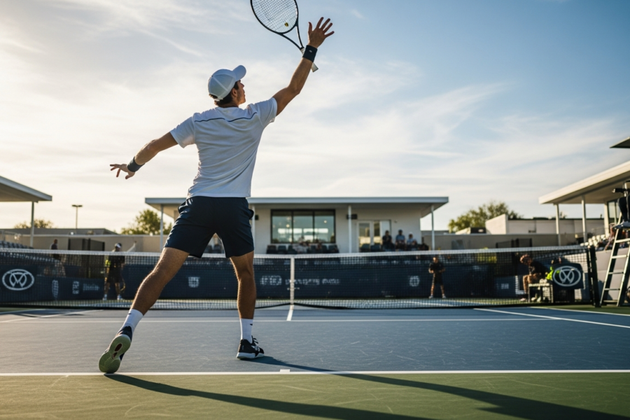 Zasady serwowania w tenisie - pozycja i kierunek
